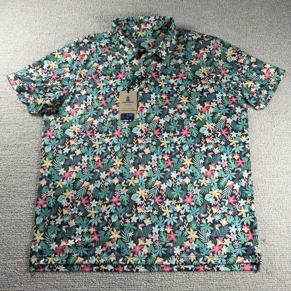 chubbies Other - Chubbies Boomerang Floral Performance Polo Shirt Multicolor Men’s Size XXL